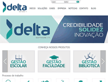 Tablet Screenshot of deltasge.com.br